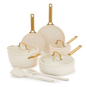 Reserve Pro Ceramic Nonstick 10pc Cookware Set, Cream Product Image