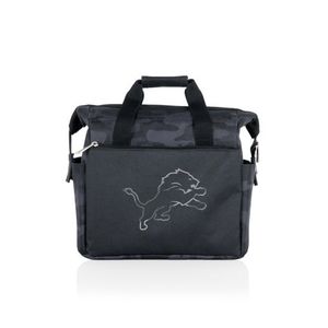 On The Go Lunch Bag Cooler - Detroit Lions Black Camo Product Image