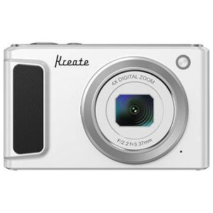 Kreate DC308 Digital Point and Shoot Camera (White Product Image