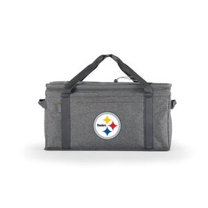 64 Can Collapsible Cooler - NFL Pittsburgh Steelers Heathered Gray Product Image