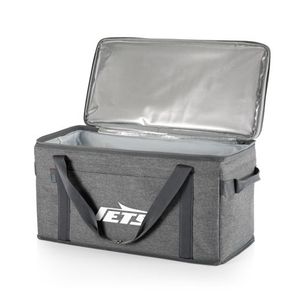 64 Can Collapsible Cooler - NFL New York Jets Heathered Gray Product Image
