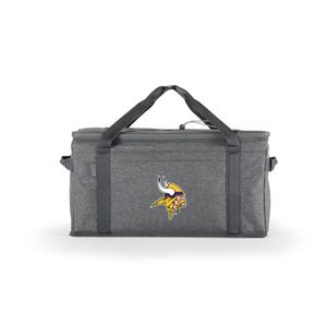 64 Can Collapsible Cooler - NFL Minnesota Vikings Heathered Gray Product Image