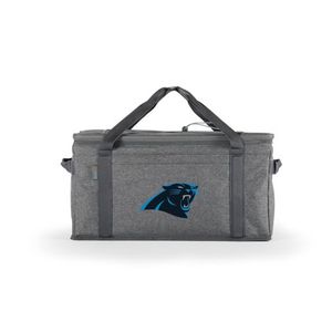 64 Can Collapsible Cooler - NFL Carolina Panthers Heathered Gray Product Image