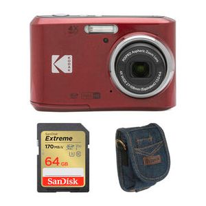Kodak PIXPRO FZ45 DIGITAL CAMERA-RED/ACC KIT Product Image