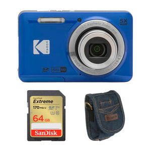 Kodak PIXPRO FZ55 DIGITAL CAMERA-BLU/ACC KIT Product Image
