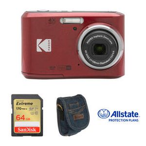 Kodak PIXPRO FZ45 DIGITAL CAMERA-RED/DLX KIT Product Image