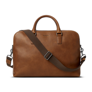 Shinola Double Zip Briefcase Medium-Brown Product Image