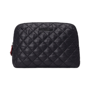 MZ Wallace Medium Double Zip Cosmetic Bag Black Product Image