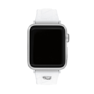 Coach Women's White Quilted Silicone Rubber Strap Product Image