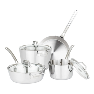 Viking Contemporary 3-Ply Stainless Steel 7-Piece Cookware Set Product Image