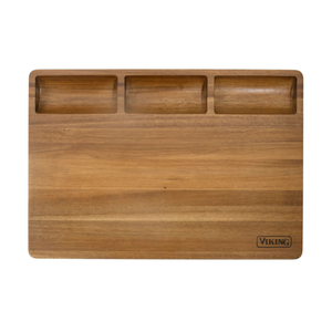 Viking Acacia 20-Inch Reversible Butcher Block Prep and Carving Board Product Image