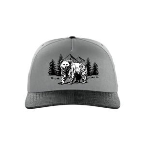 Waggle Grizz Corduroy Brim Hat Gray Product Image