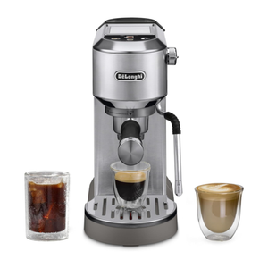 DeLonghi Dedica Duo Espresso Machine with Cold Brew Metal Product Image