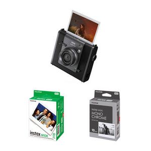 FUJIFILM INSTAX WIDE EVO CAMERA BLCK/FILM BUNDL Product Image