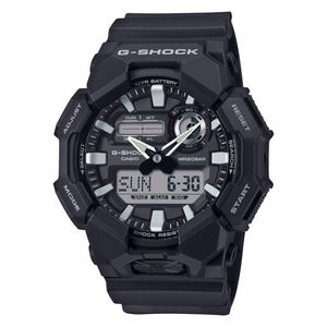 Mens GA010 G-Shock Large Ana-Digi Watch White & Black Product Image
