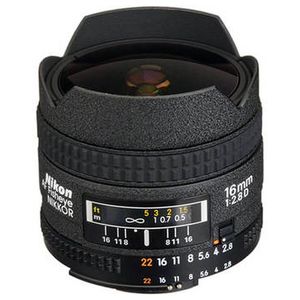 Nikon AF Fisheye-NIKKOR 16mm f/28D Lens Product Image