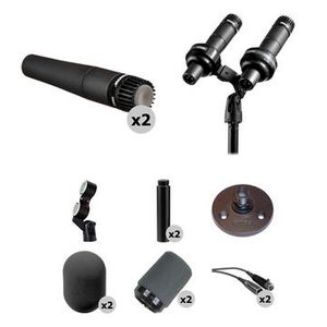 Shure Dual SM57 Microphones and Podium Mounting Ki Product Image