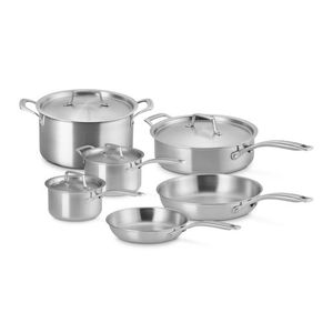 10pc Essential Stainless Steel Cookware Set Product Image