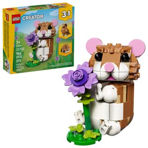 LEGO - Creator 3 in 1 Cute Hamster with a Flower 31376 Product Image