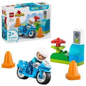 LEGO - DUPLO Town Blue Police Motorcycle Toy 10471 Product Image