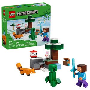 LEGO - Minecraft Steve’s Taiga Adventure Toy 21583 Product Image