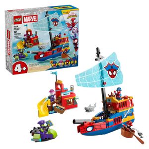 LEGO - Marvel Spidey And His Amazing Friends Team Spidey Pirate Ship 11208 Product Image