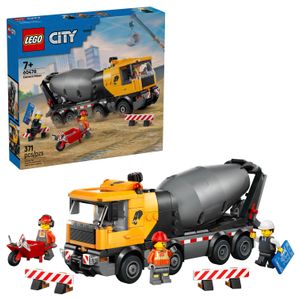LEGO - City Cement Mixer Truck Building Toy 60478 Product Image