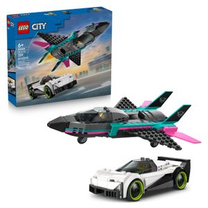 LEGO - City Jet vs. Car Building Toys for Kids 60489 Product Image
