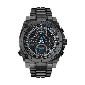 Mens Precisionist Black Stainless Steel Watch Black Dial Product Image