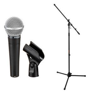 Shure SM58-CN Vocal Mic Kit with Cable and Boom St Product Image