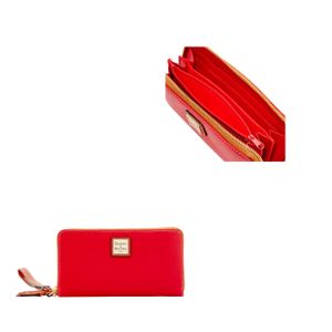 Pebble Grain Large Zip Around Wristlet Product Image