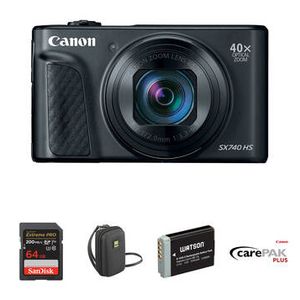 Canon PowerShot SX740 HS Digital Camera Deluxe Kit Product Image