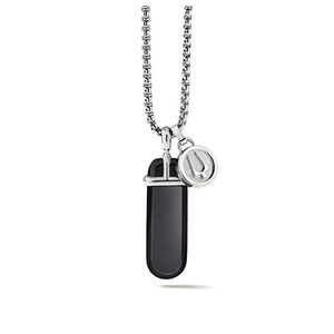 Classic Black Onyx Pendant Necklace Product Image