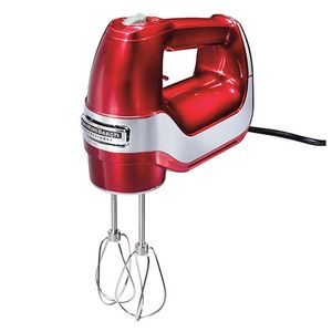 Professional 5 Speed Hand Mixer Red Product Image