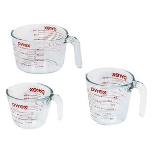 3pc Glass Measuring Cup Set Product Image