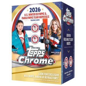 2026 Topps Chrome U.S. Winter Olympics & Paralympic Team Hopefuls Blaster Box Product Image