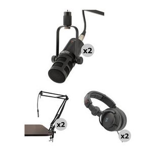 Polsen 2-Person MC-POD Podcasting Kit with Mics Br Product Image
