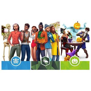 The Sims 4 Seasons Expansion Pack, Jungle Adventure Game Pack, and Spooky Stuff Pack Bundle - Xbox One [Digital] Product Image