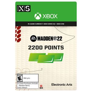 Madden NFL 22 2,200 Points [Digital] Product Image