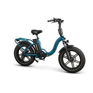 Happy Everywhere Folding Step-Thru Electric Bike Black Product Image