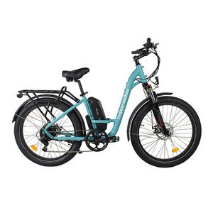 Happy Camper II Step-Thru Electric Bike Blue Product Image