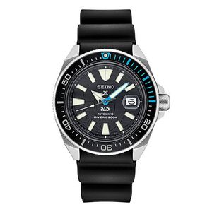Mens Prospex PADI Special Edition Black Silicone Strap Watch Black Dial Product Image