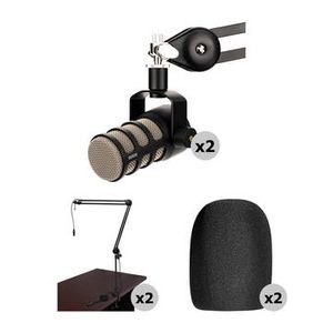 RODE PodMic 2-Person Dynamic Podcasting Microphone Product Image