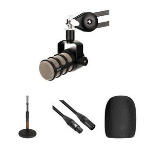 RODE PodMic Microphone with Tabletop Stand & XLR C Product Image