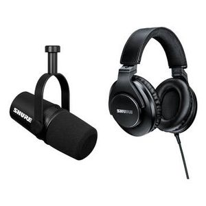 Shure MV7X Podcast XLR Microphone Kit with Headpho Product Image