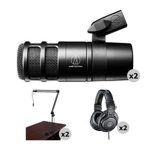 Audio-Technica AT2040 Two-Person Podcast Microphon Product Image