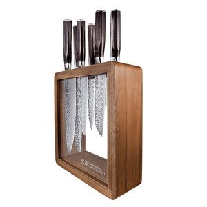 Damishiro Emperor Mokuzai 7pc Knife Block Set Product Image