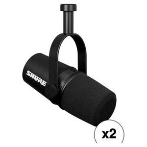 Shure MV7X Podcast XLR Microphone (Pair) Product Image