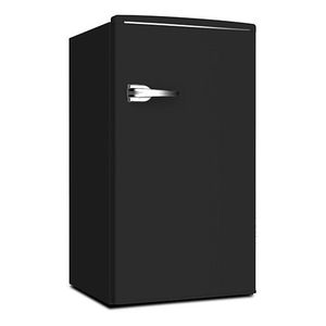 3.1 Cubic Foot Retro Compact Refrigerator Black Product Image