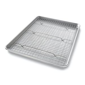 Nonstick Aluminized Steel Extra Large Sheet Pan w/ Cooling Rack Product Image
